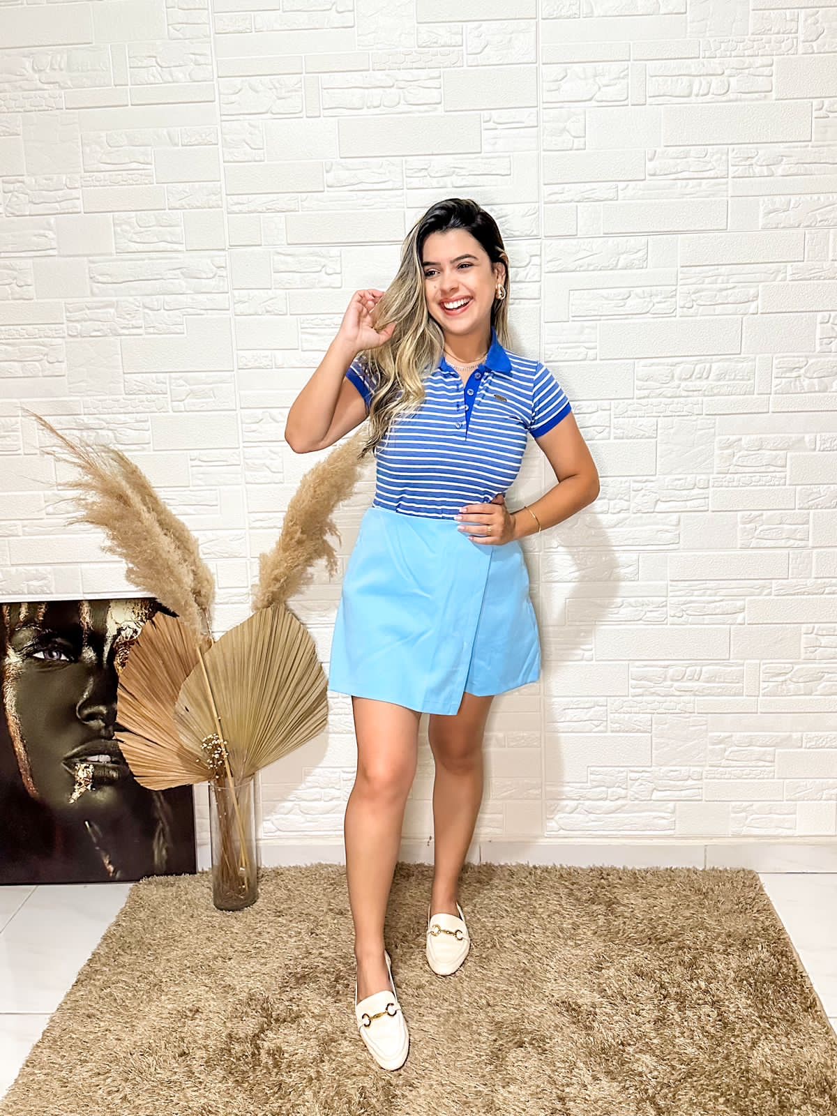 Camisa Polo Feminina Premium - Polo Premium - Referência 530