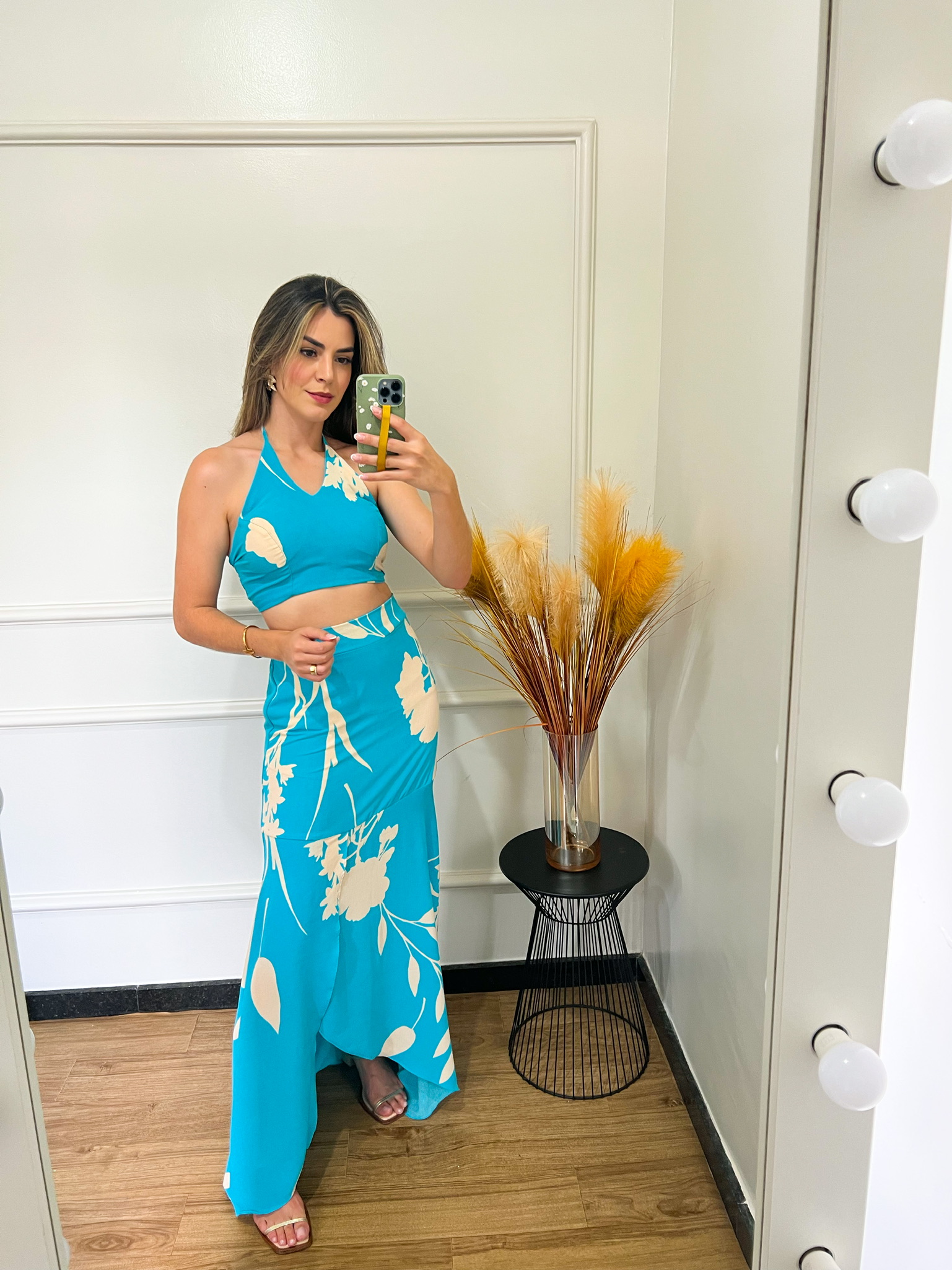 Conjunto Cropped com Saia - Ref 773905