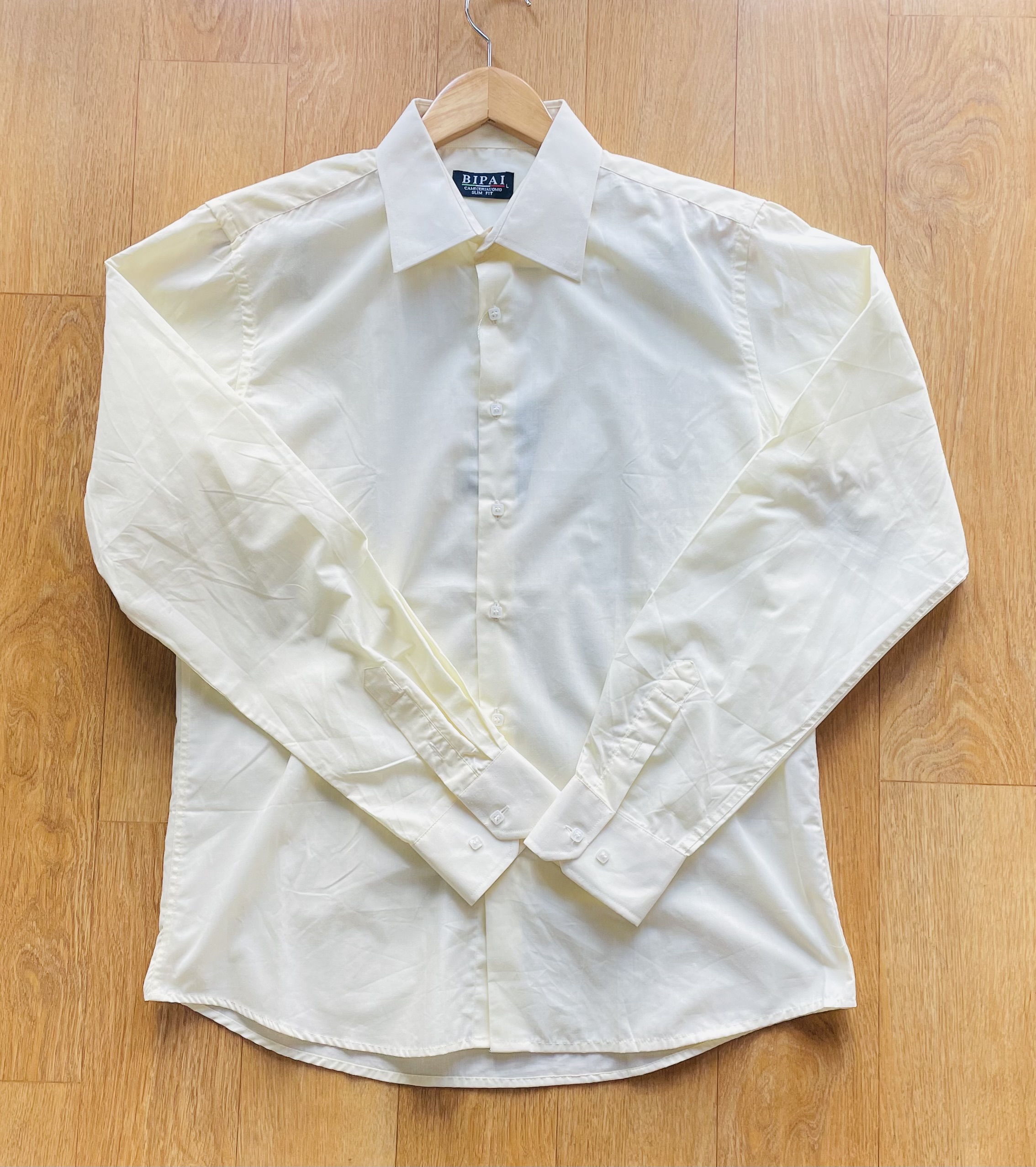 Camisa Social Amarelo Manteiga - Beepie Hygiene Fit