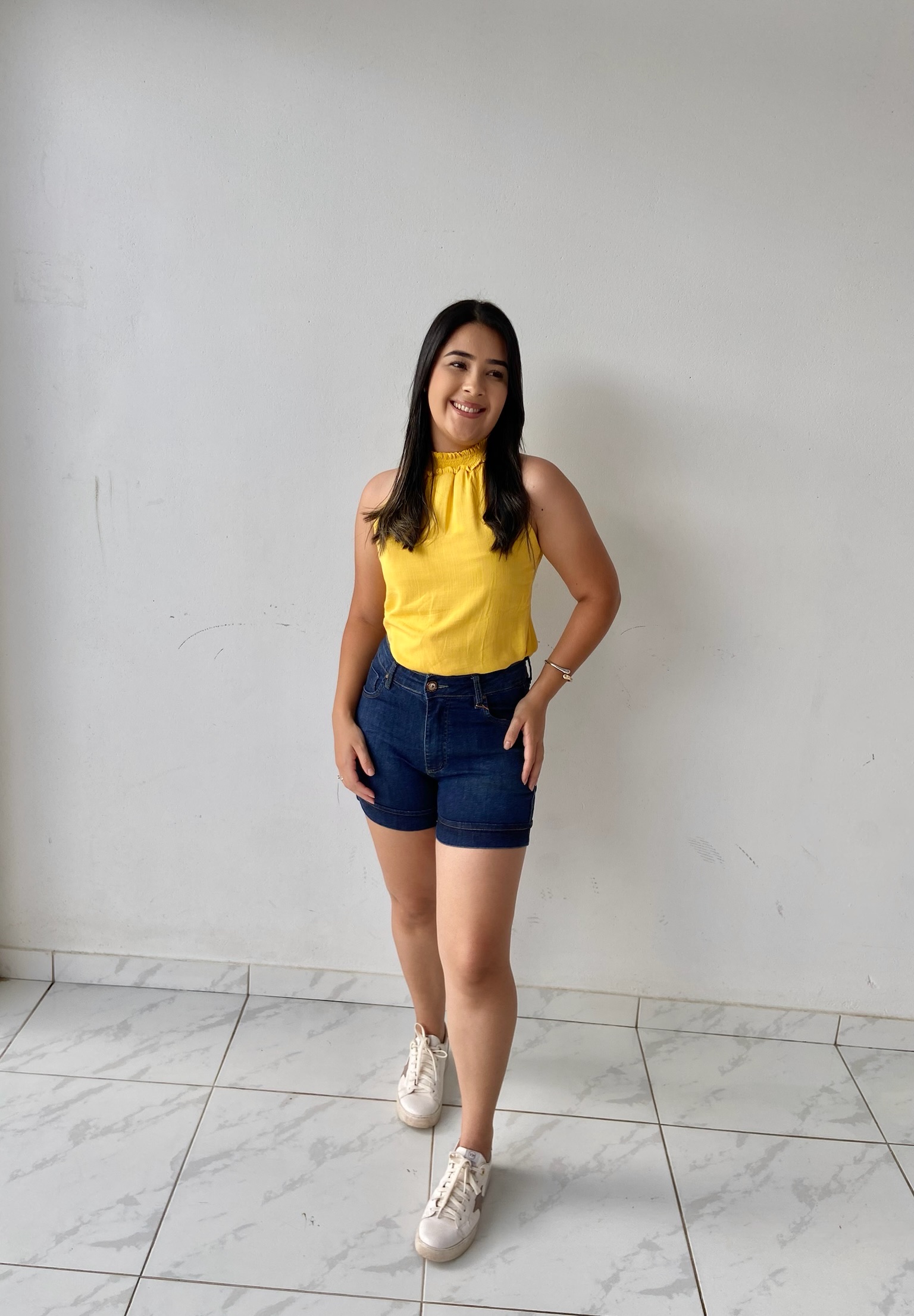 SHORT FEMININO MEIA COXA LUÁPOLE 3688