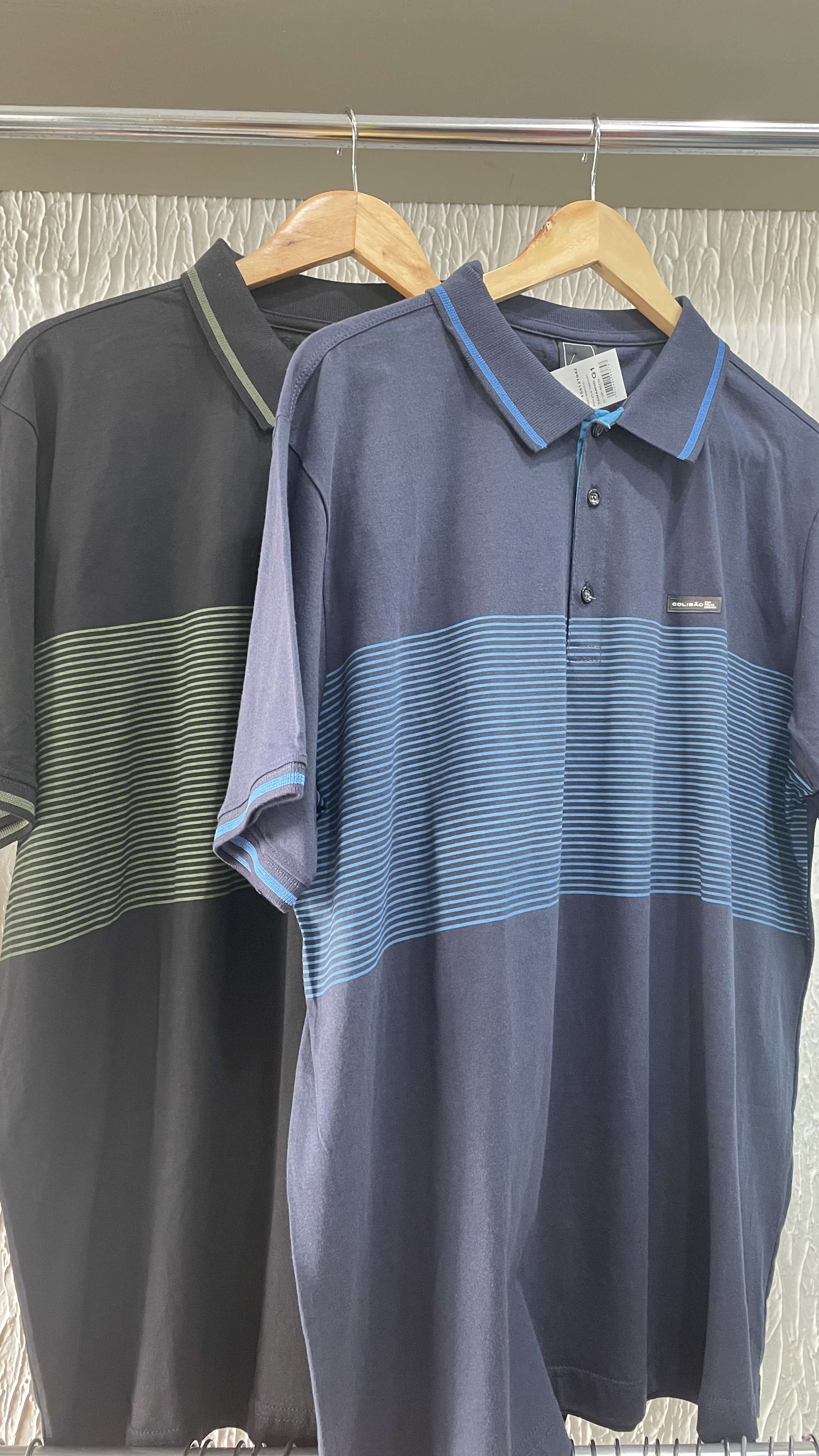 Camisa Polo Plus Masculina Colisão - Ref: 155121042