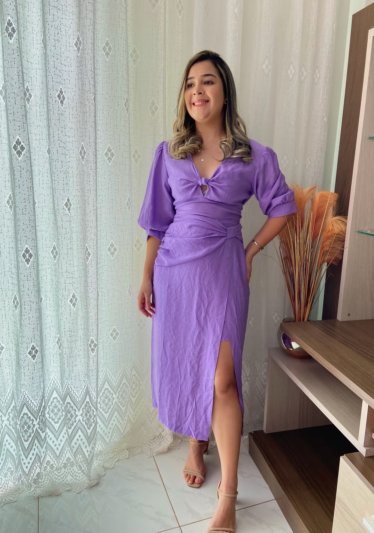 Conjunto Cropped e saia anna morena