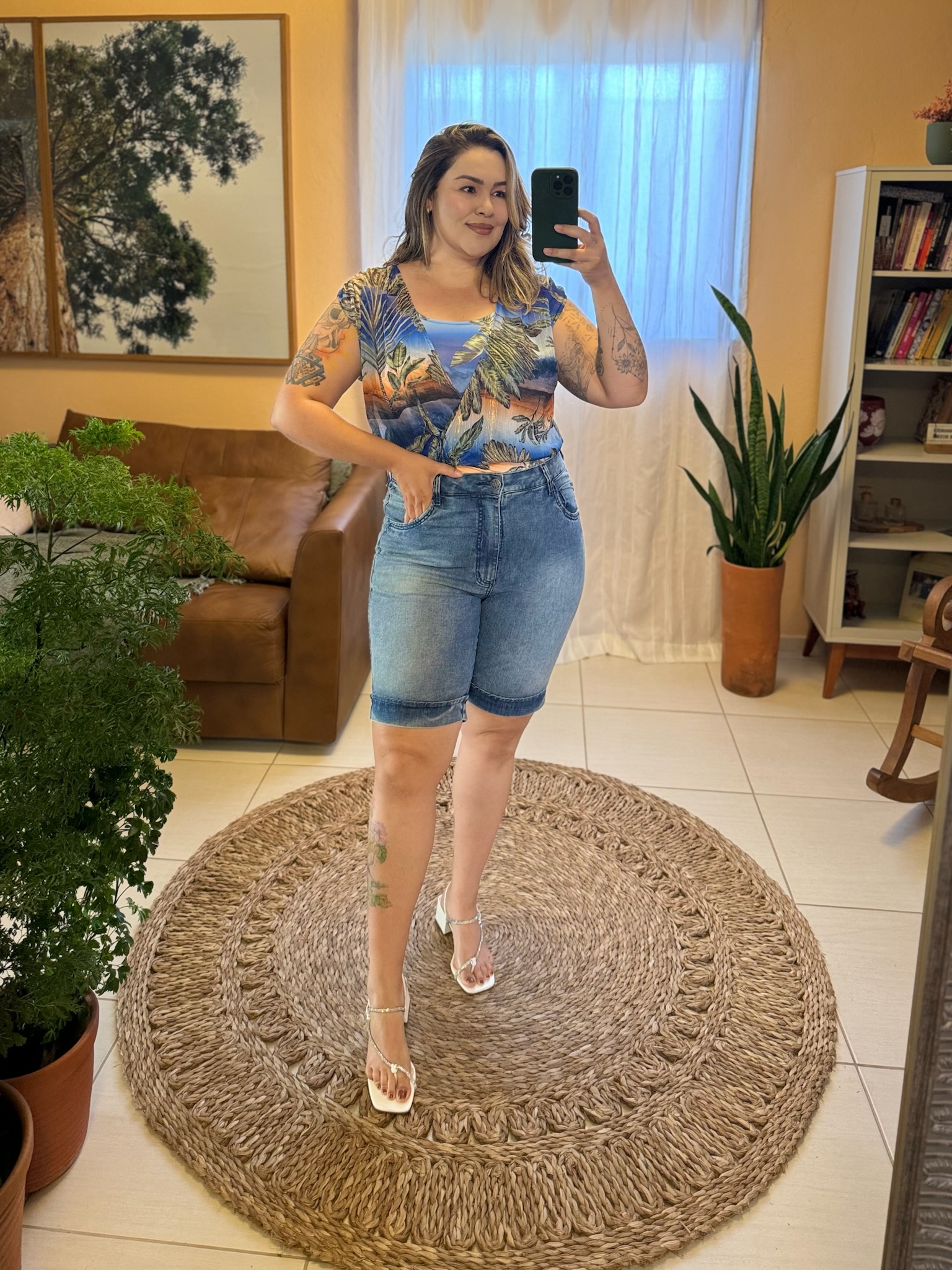 SHORTÃO FEMININO COL LUÁPOLE 2766