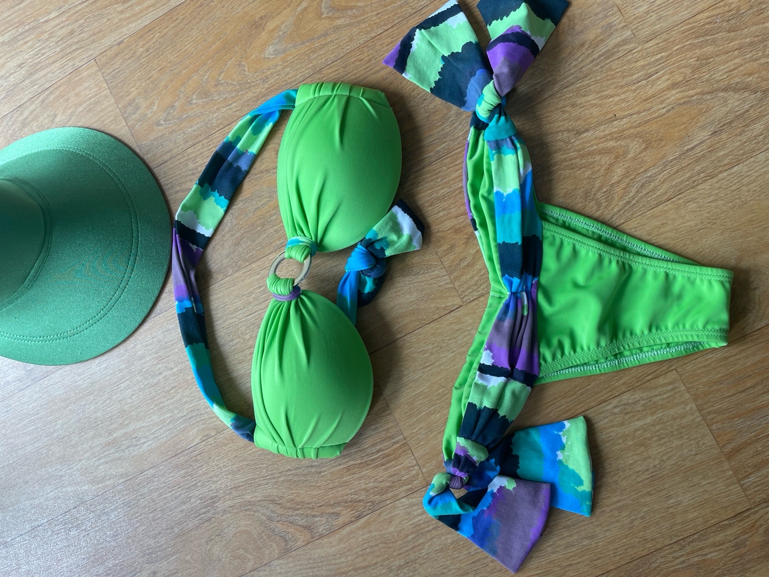 Biquíni Verde com argola 2101300