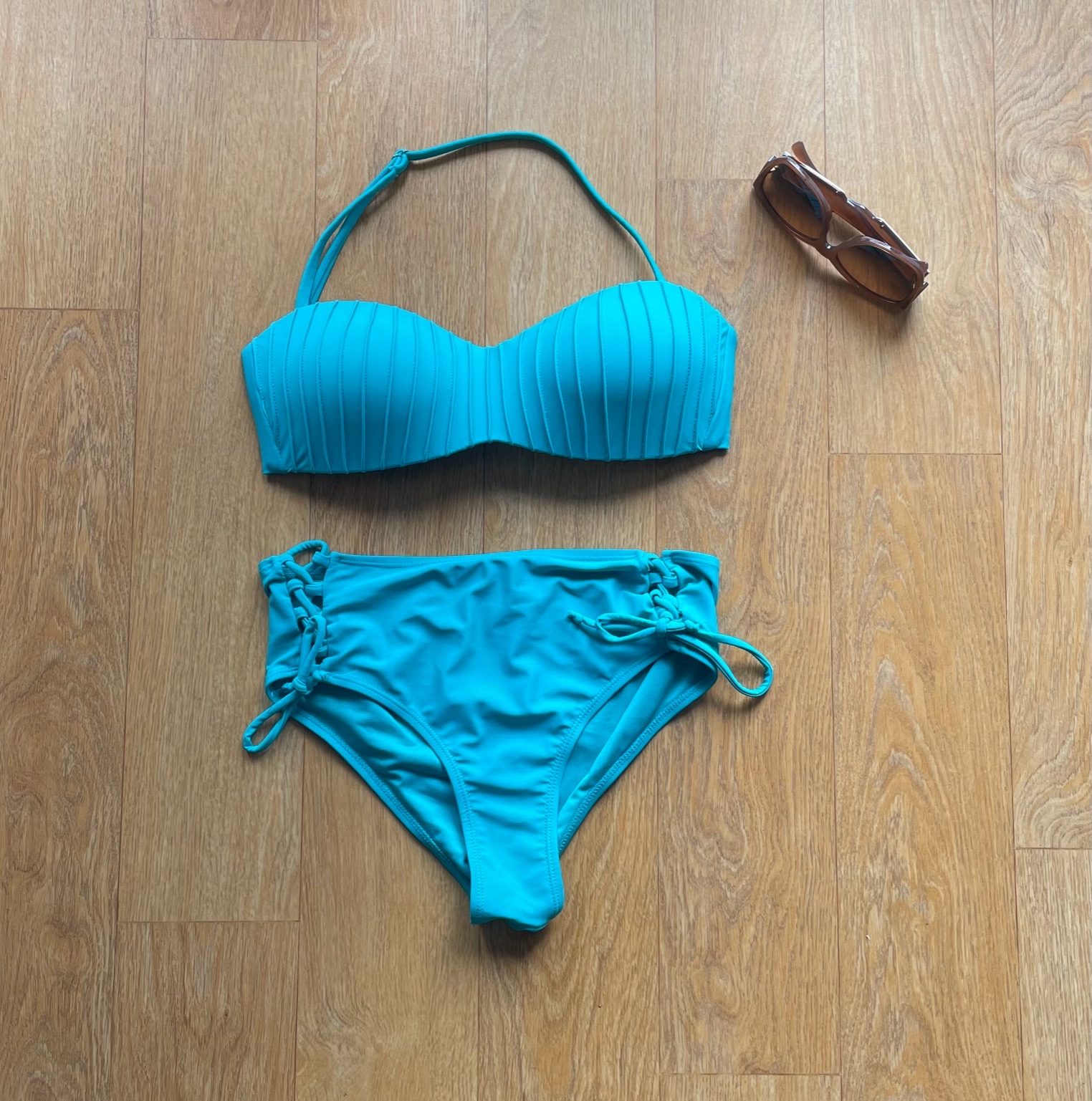 Biquine verde turquesa