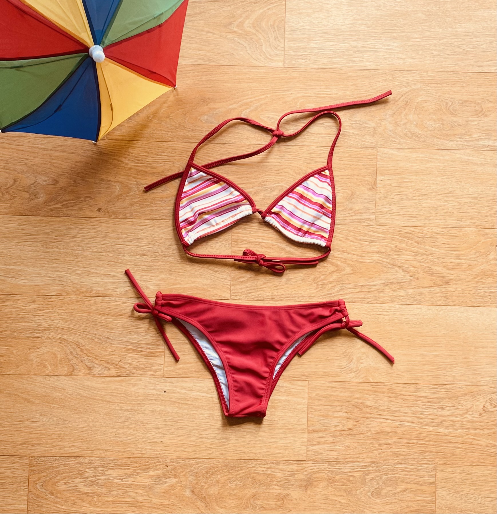 Biquíni Cortininha Listrado (Ref. 11073)