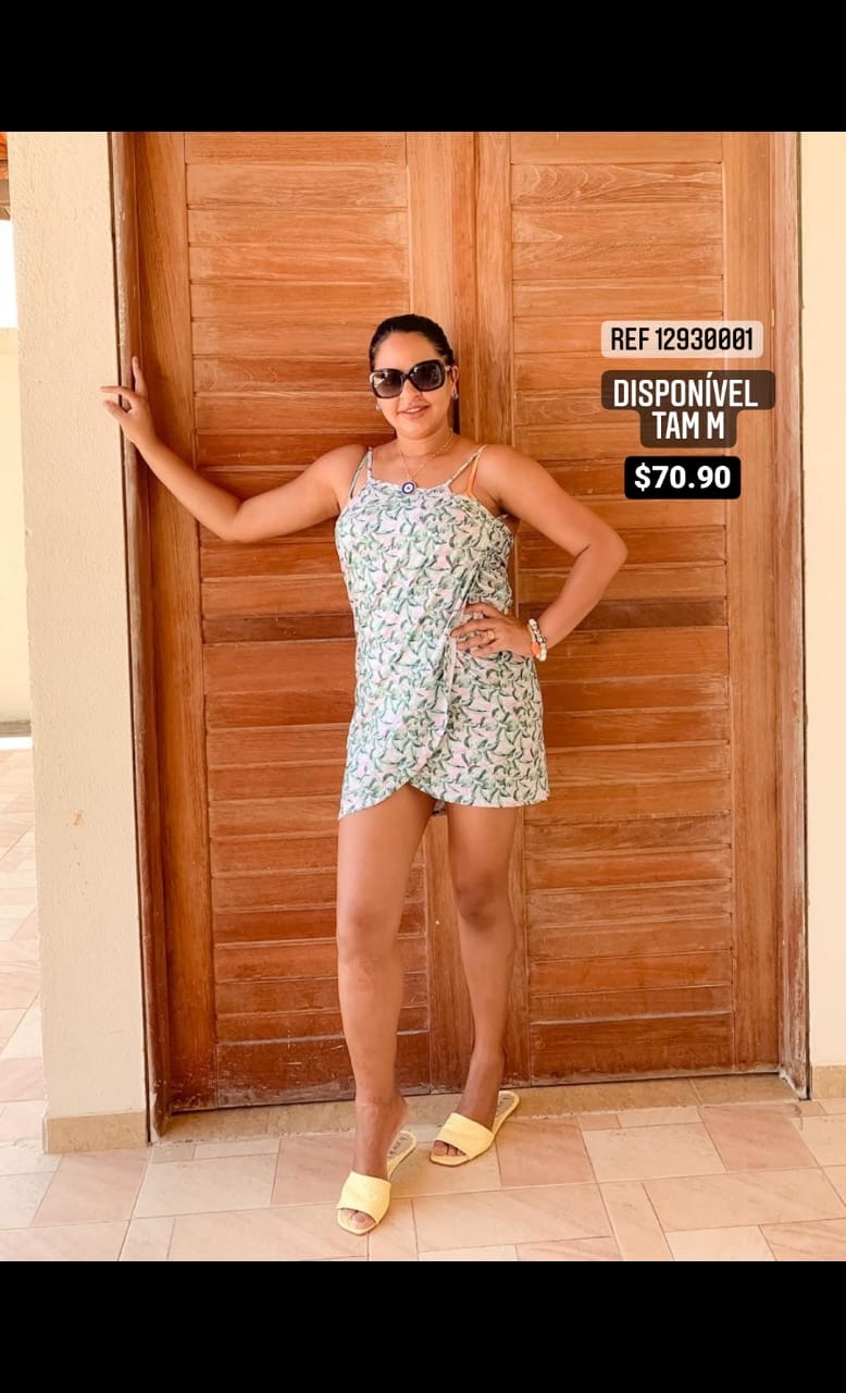 Saída Estampada Cambório Referência: 12.93.0001