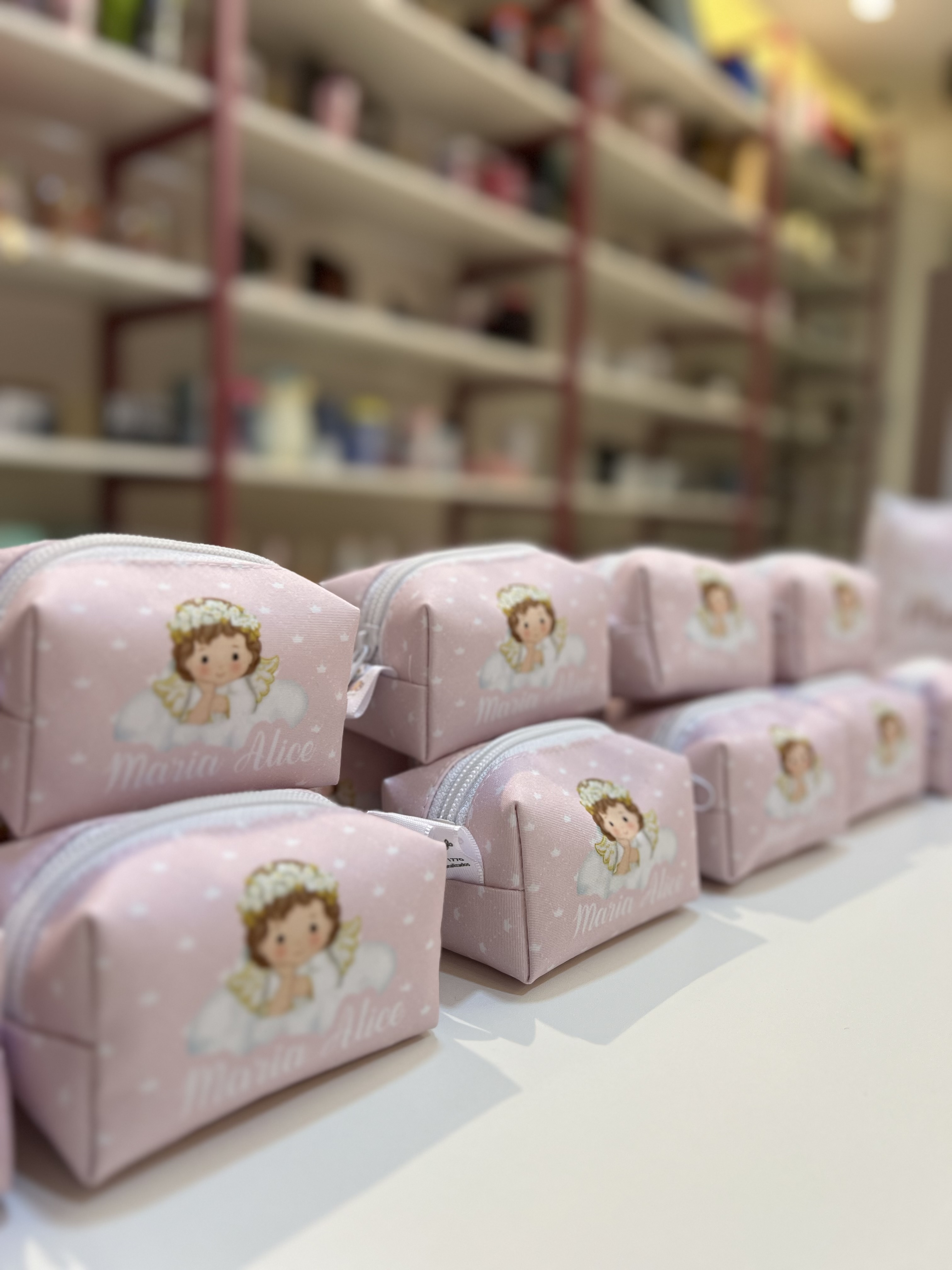 Estojo necessaire saquinho de costas