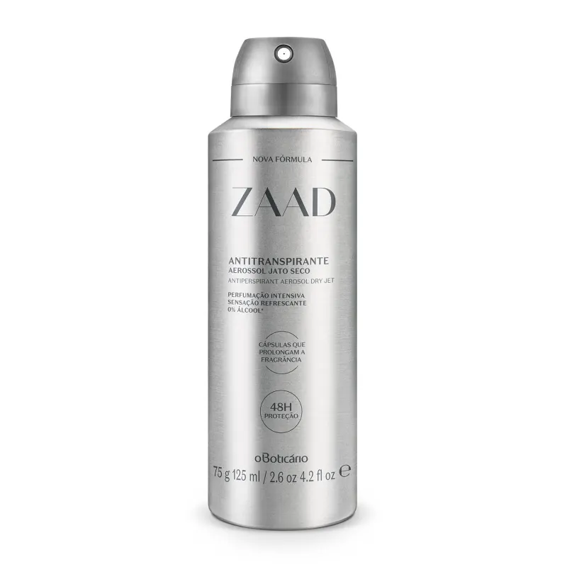 Desodorante Antitranspirante Aerossol Zaad
