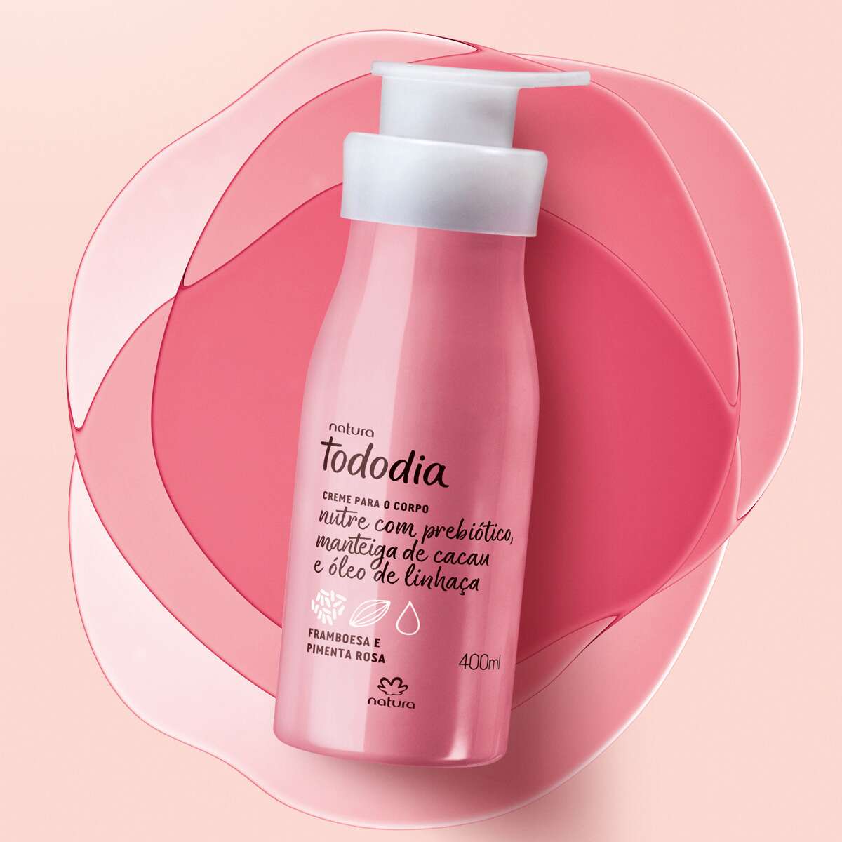 Creme Nutritivo para o Corpo Framboesa e Pimenta Rosa