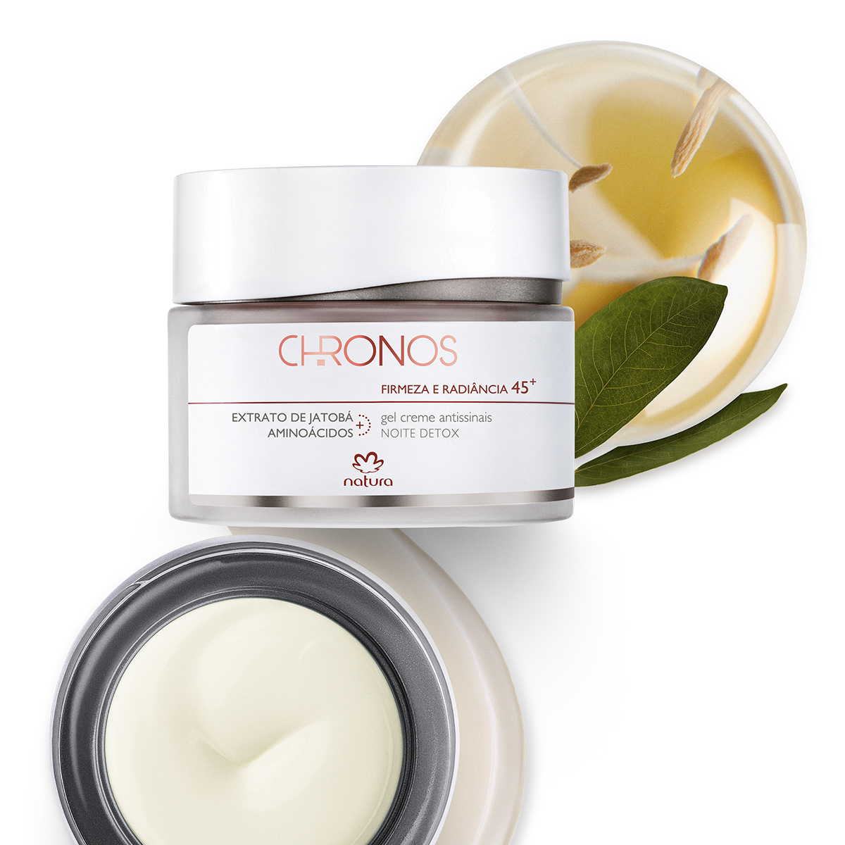 Gel Creme Antissinais 45+ Noite Firmeza e Radiância Chronos