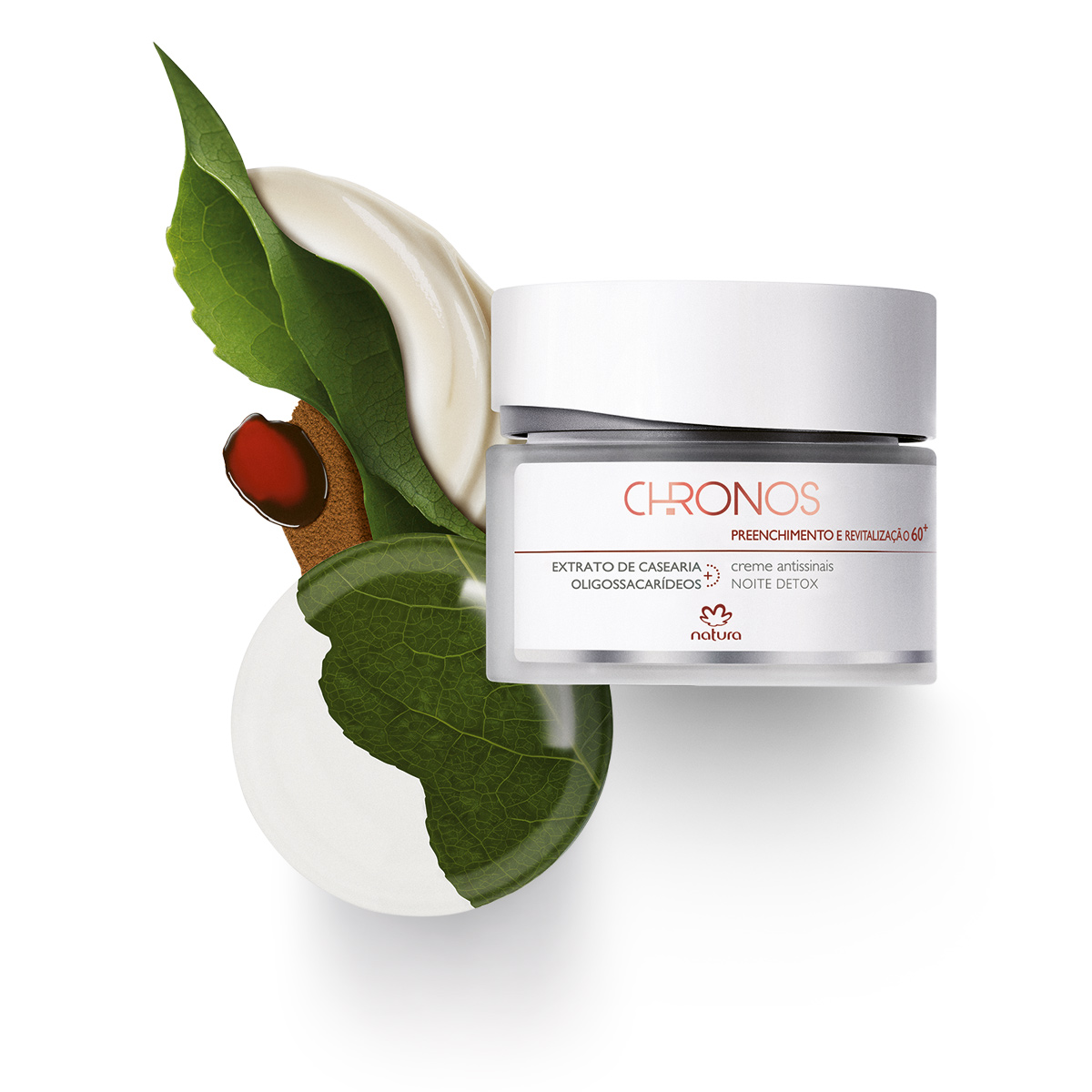 Creme facial Antissinais 60+ Noite Preenchimento e Revitalização Chronos