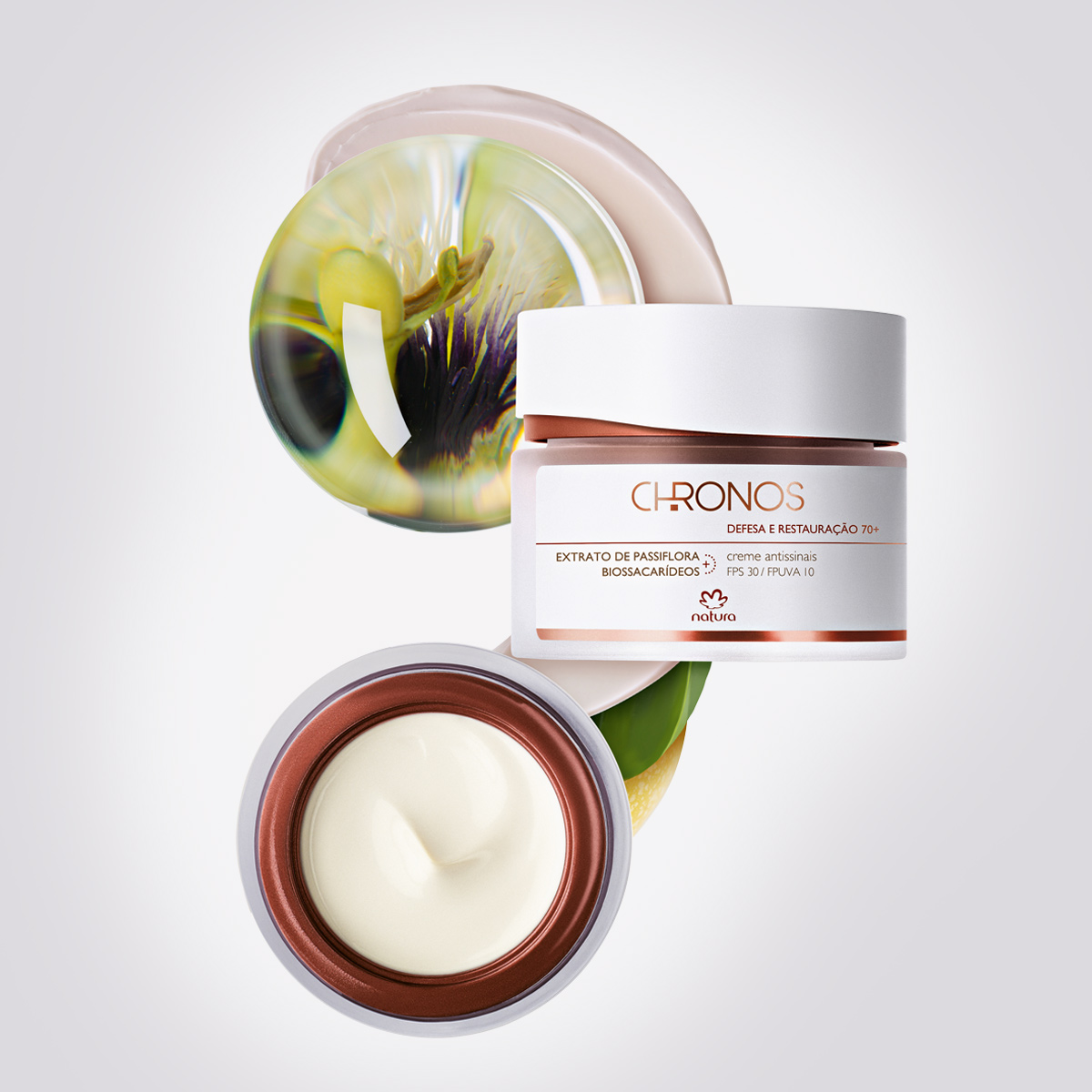 Creme Antissinais 70+ Dia Defesa e Restauração Chronos