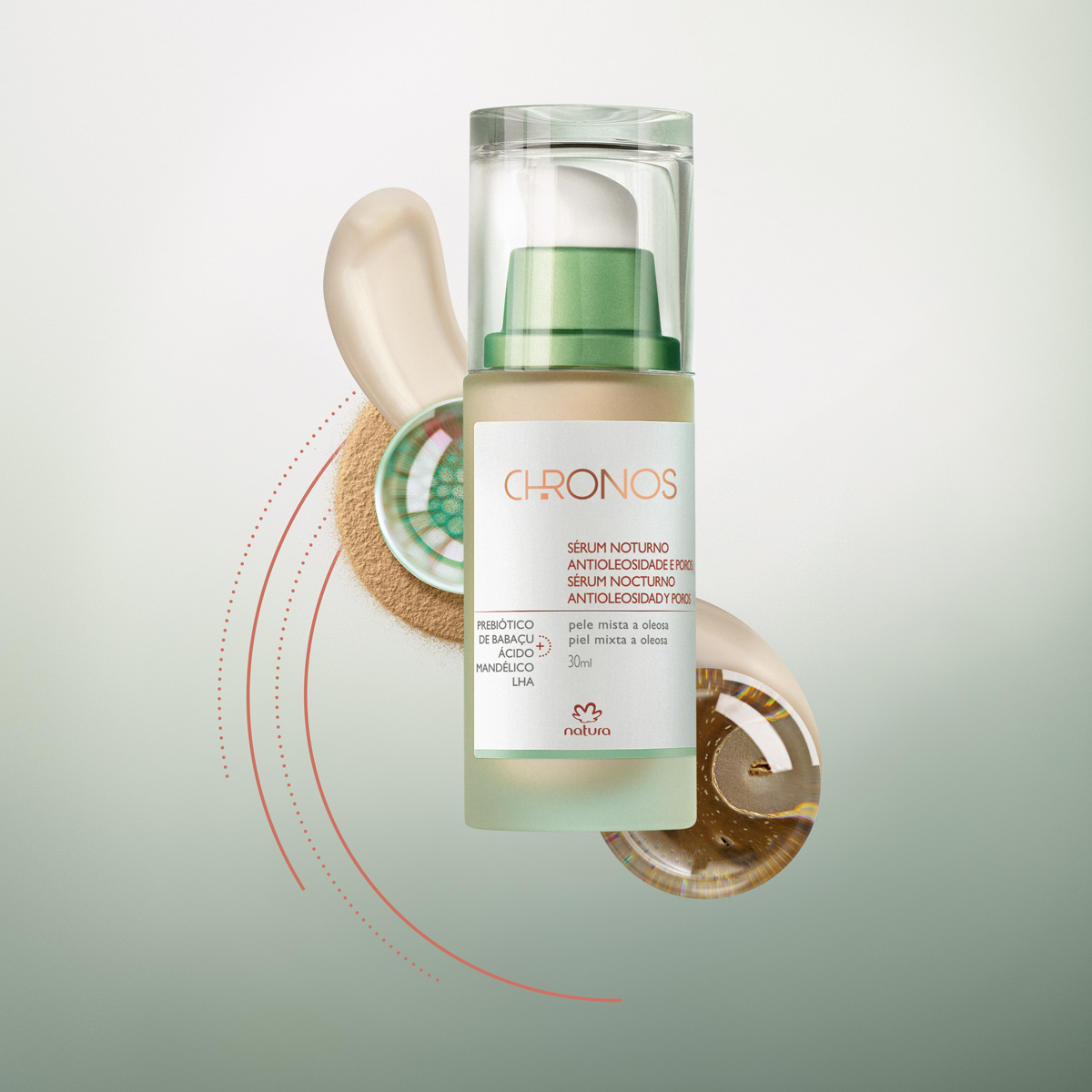 Sérum Noturno Antioleosidade e Poros Chronos