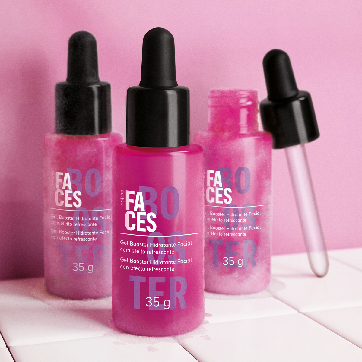 Gel Booster Hidratante Facial Faces