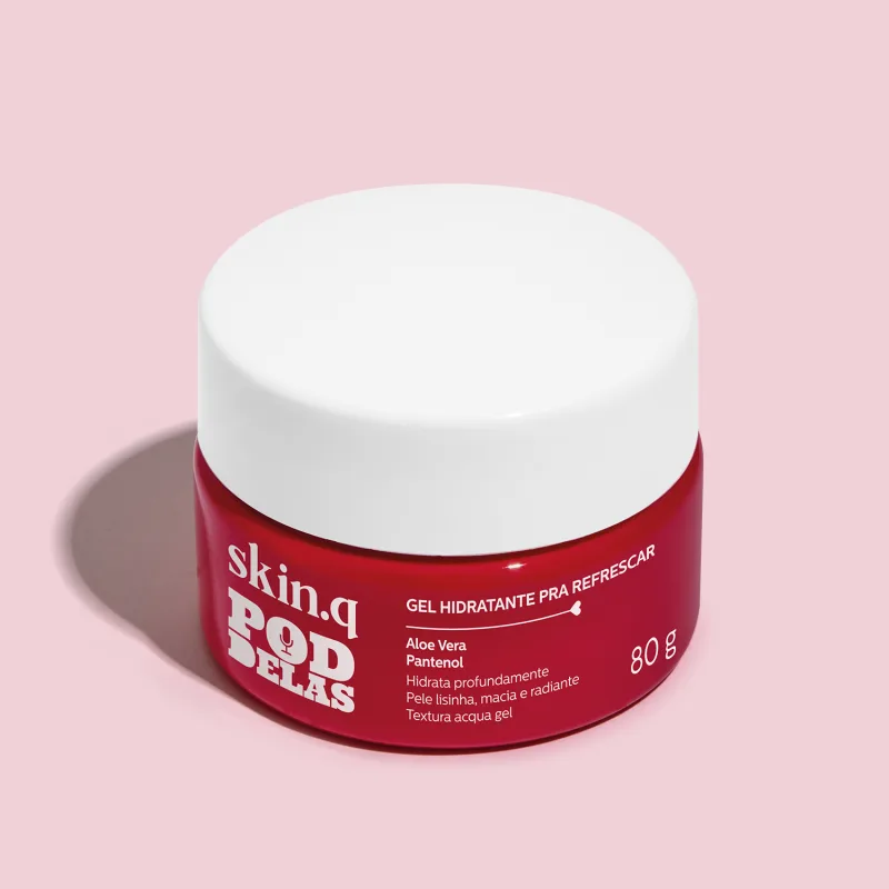 Gel Hidratante para Refrescar Facial QDB Pod Delas 80g