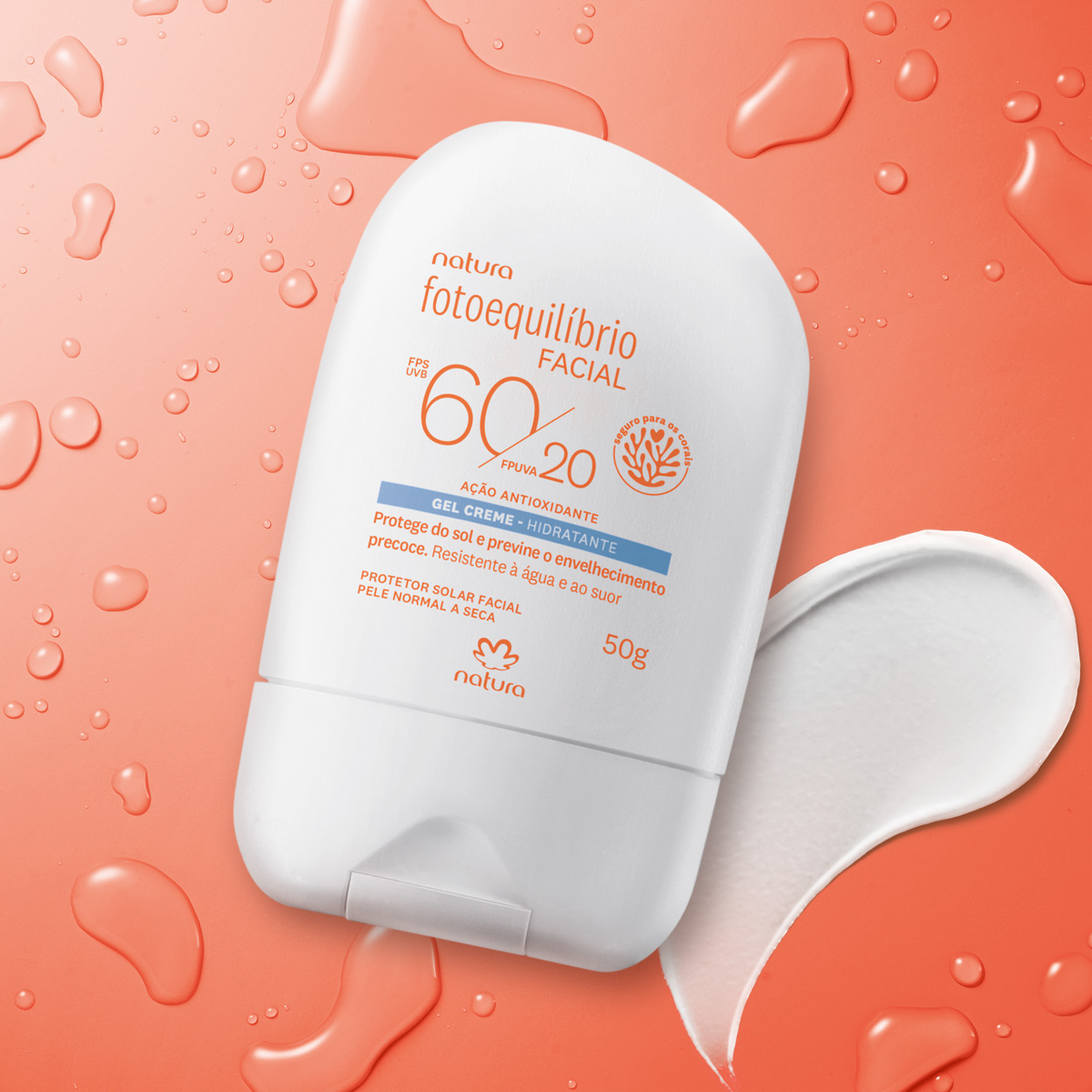 Emulsão Facial FPS 60/FPUVA 20 Fotoequilíbrio