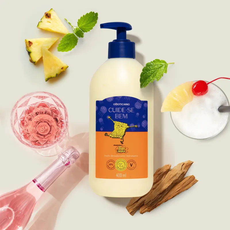 Loção Hidratante Cuide-se Bem Bob Esponja 400ml