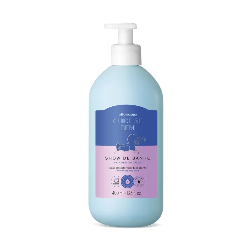 Loção Hidratante Corporal Cuide-se Bem Show de Banho 400ml