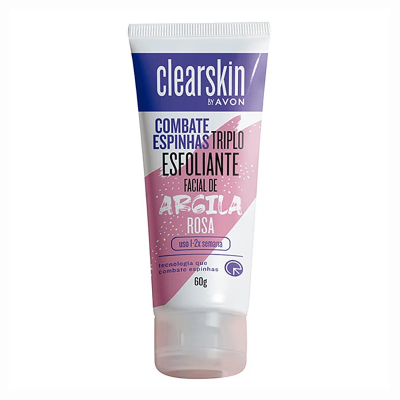 Mascara Facial Argila Rosa Avon Clearskin