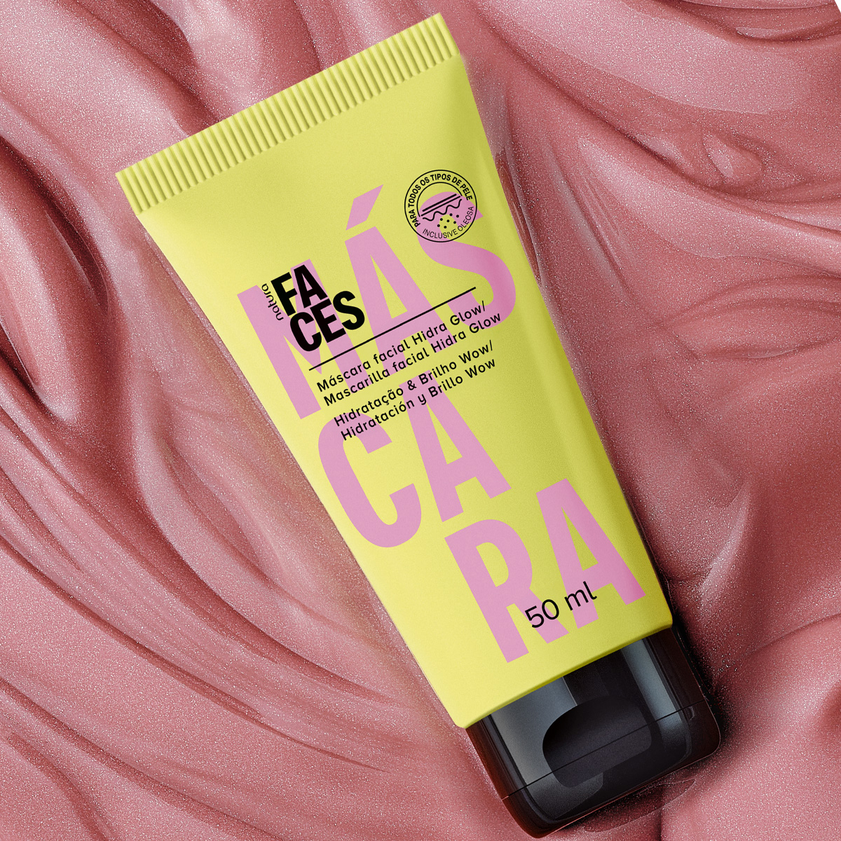 Máscara Facial Hidra Glow Faces