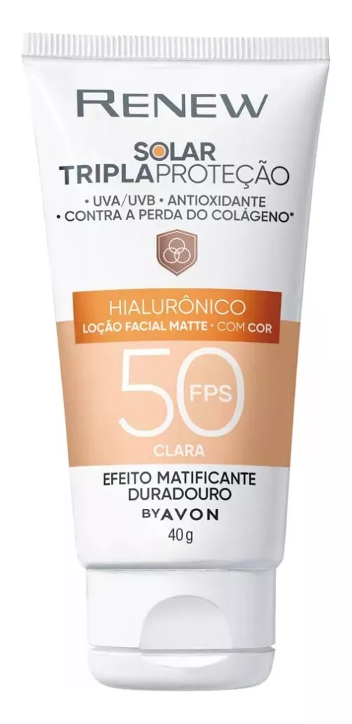 Protetor Solar Renew Com Cor Clara Fps