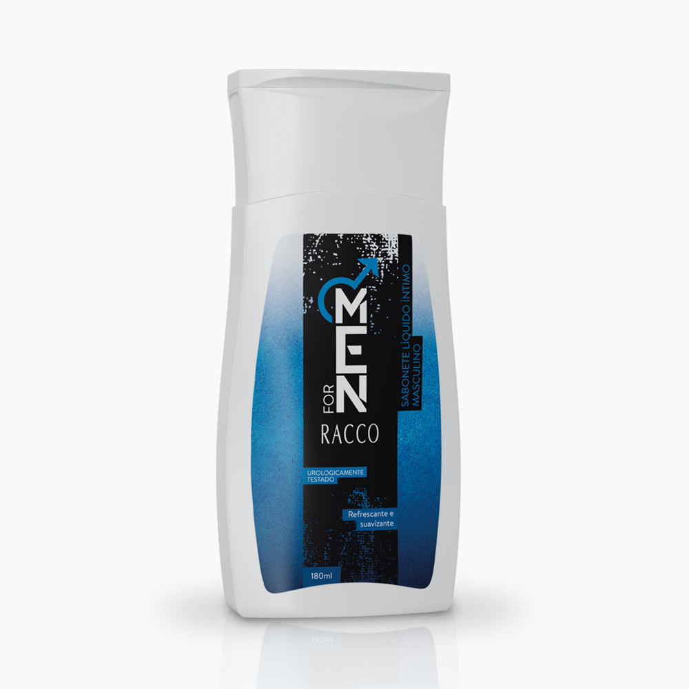 Sabonete Líquido Íntimo For Men Racco, 180ml