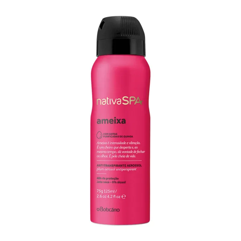 Desodorante Aerosol Antitranspirante Nativa SPA Ameixa 75g/125ml