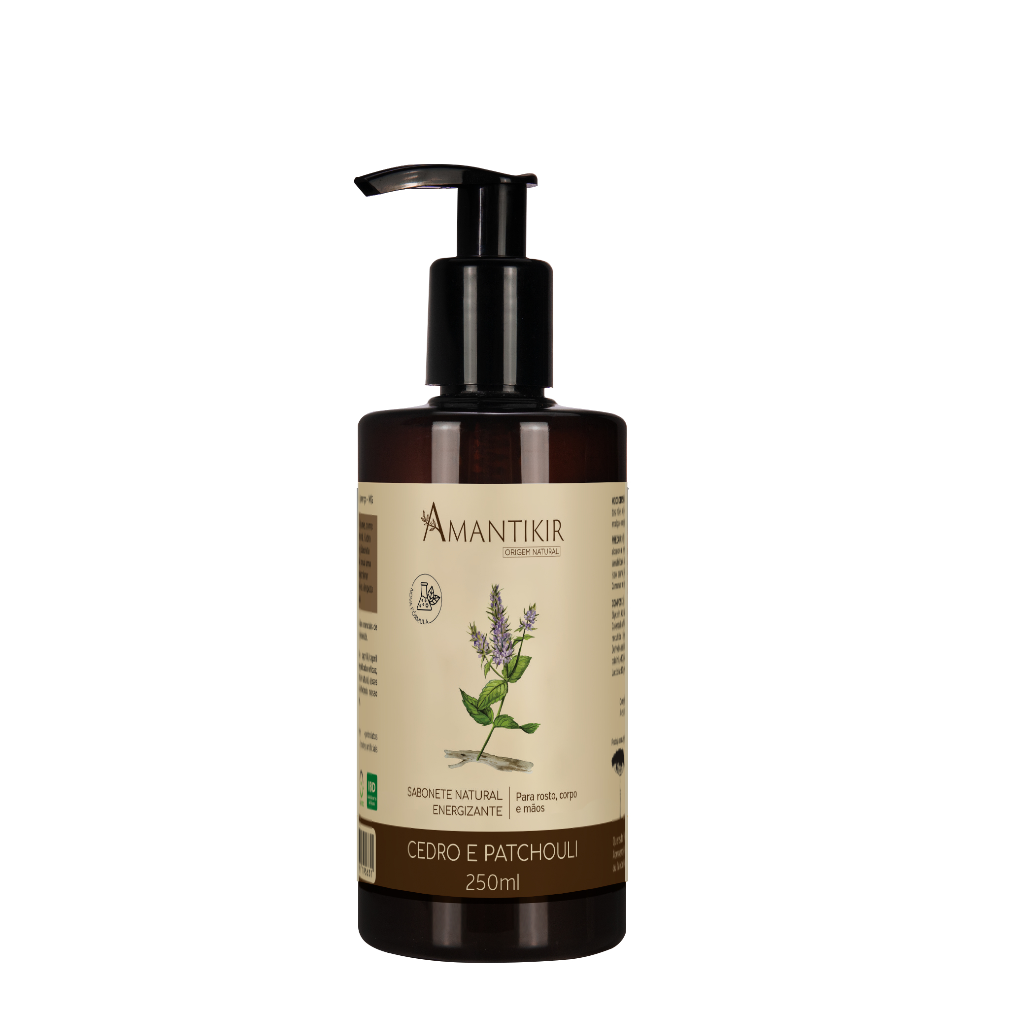 Sabonete Líquido Natural de Cedro e Patchouli – 250ml
