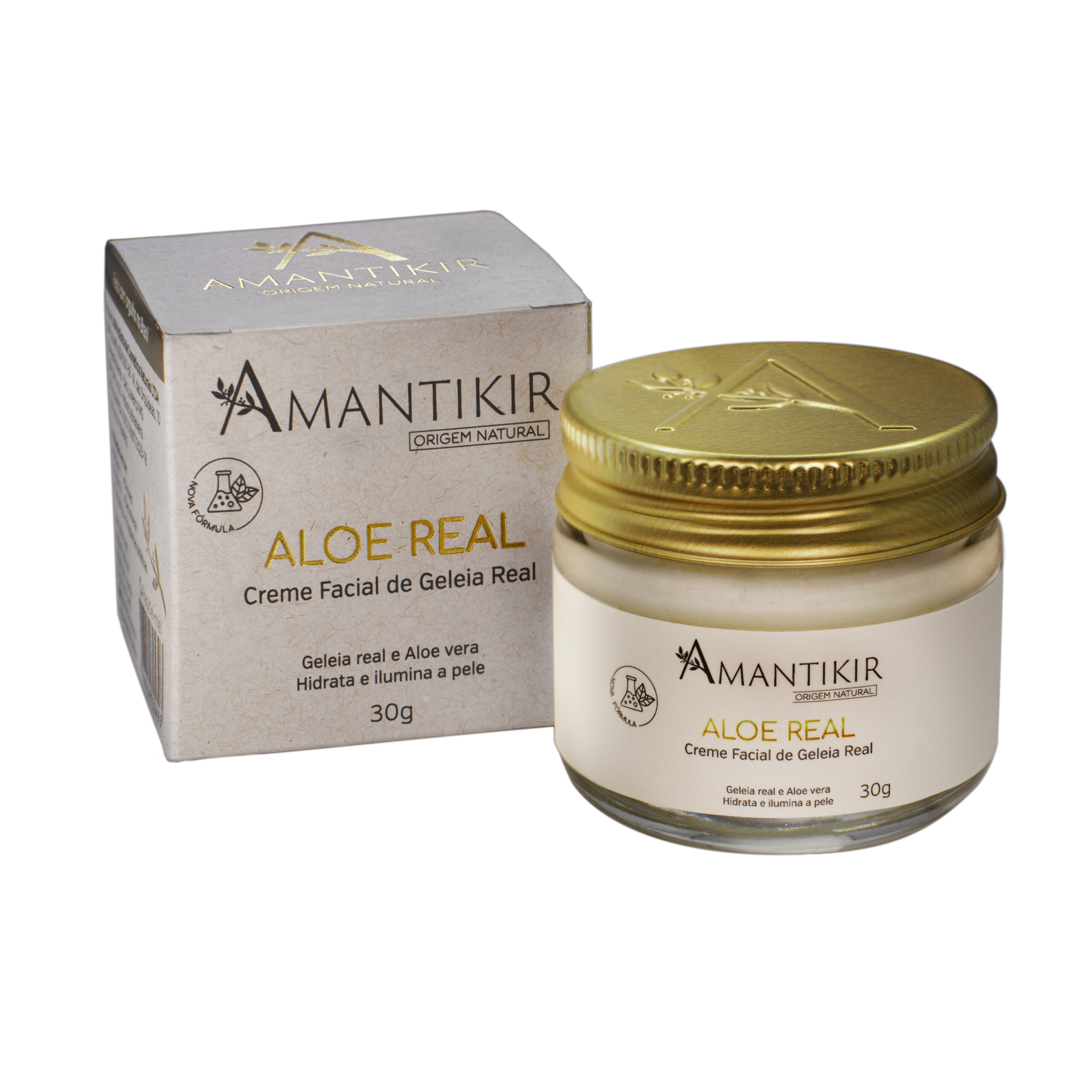 Creme Facial Natural Aloe Real 30g