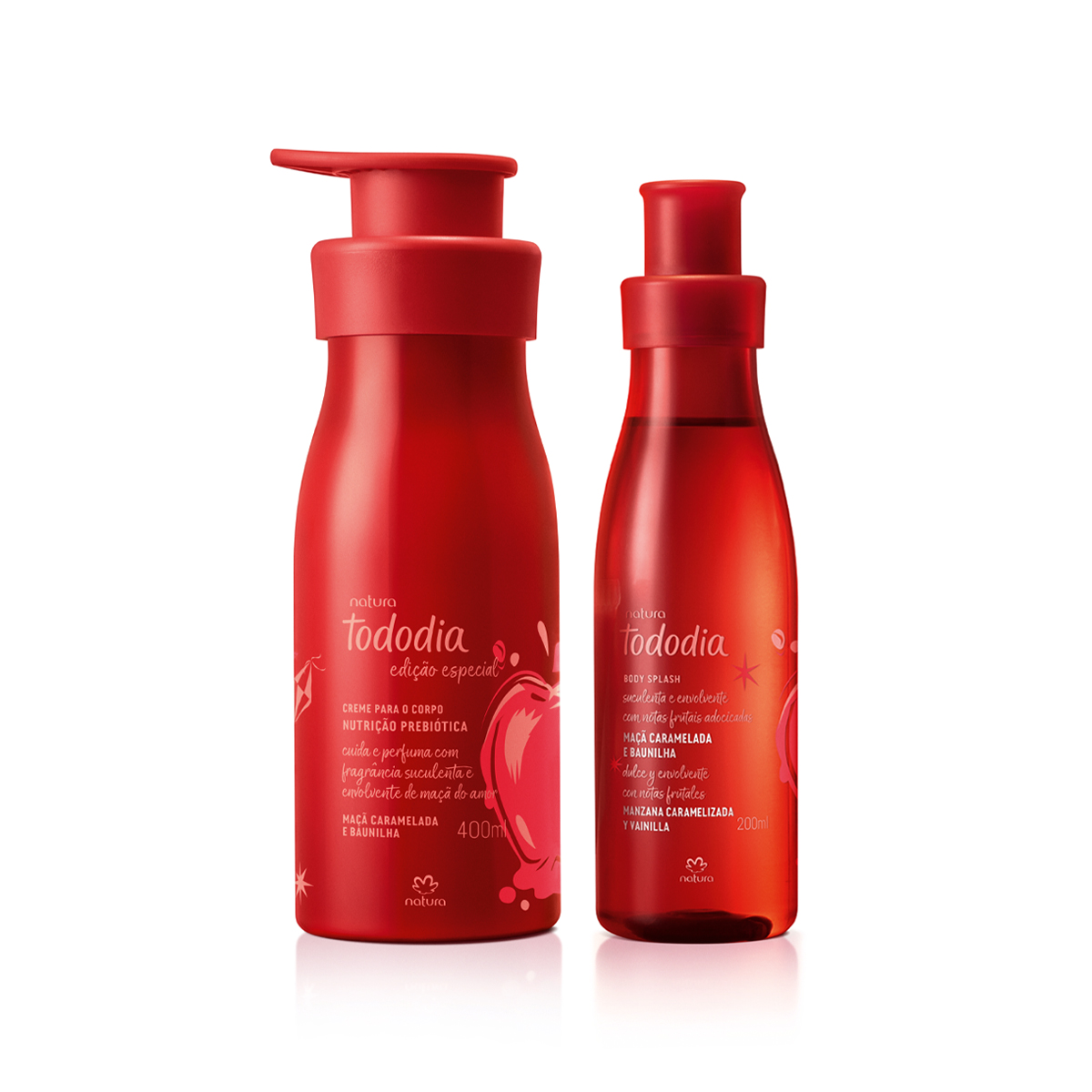 Kit Tododia Maçã Caramelada e Baunilha com Body Splash