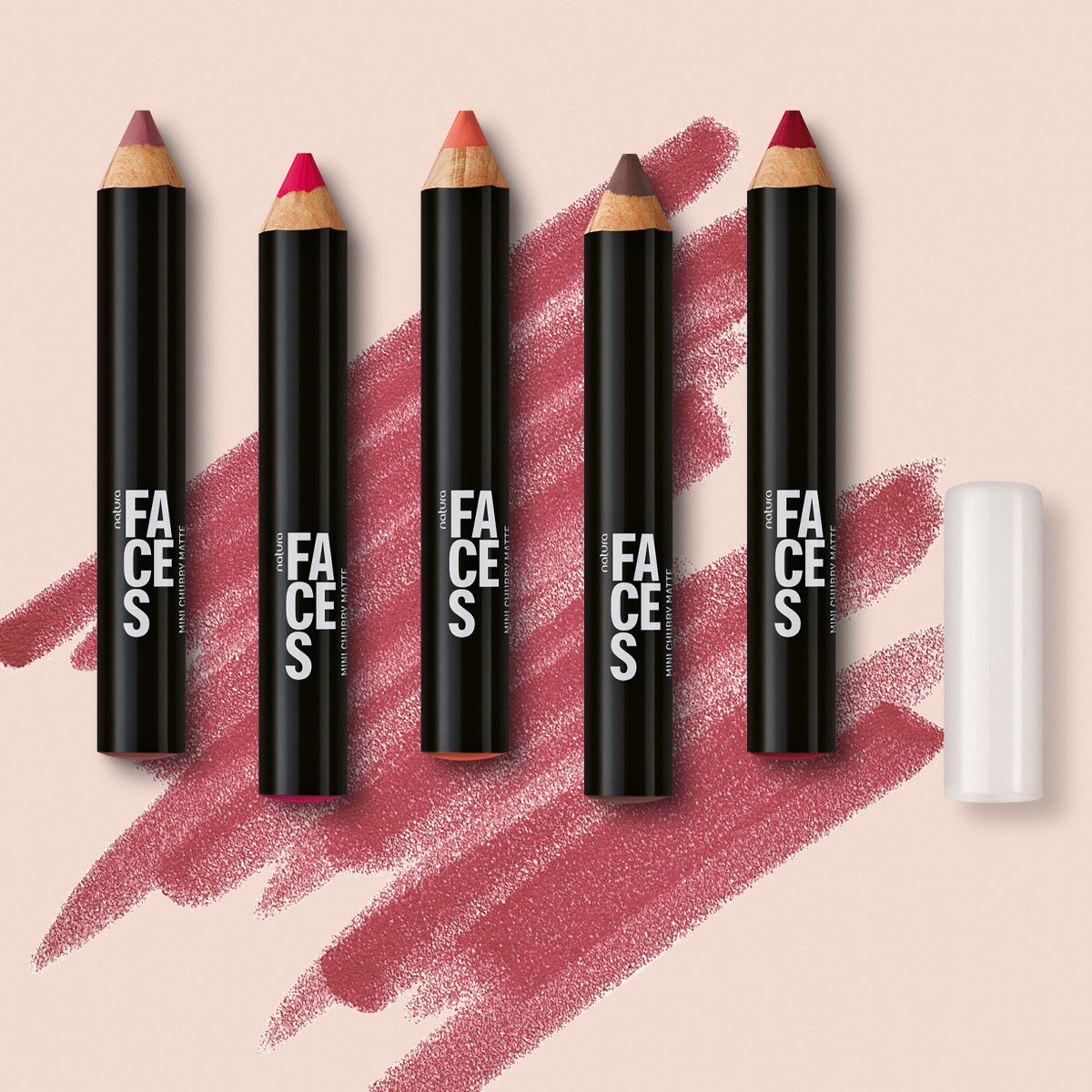 Míni Chubby Matte Faces