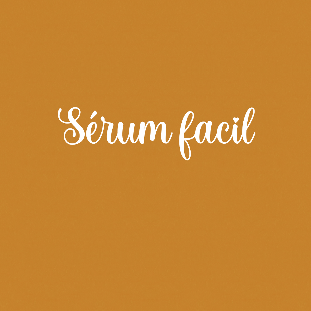 Sérum facial