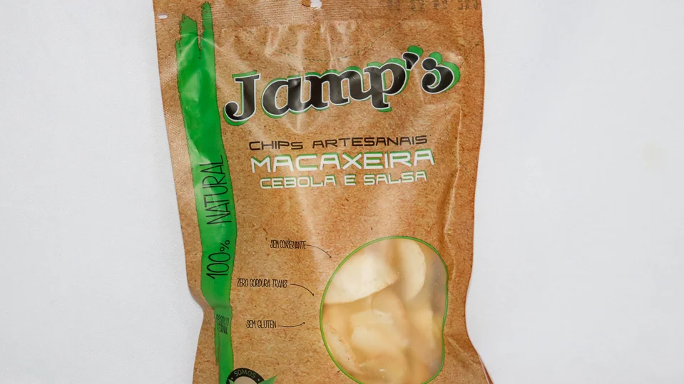 CHIPS MACAXEIRA CEBOLA E SALSA ARTESANAIS 60g