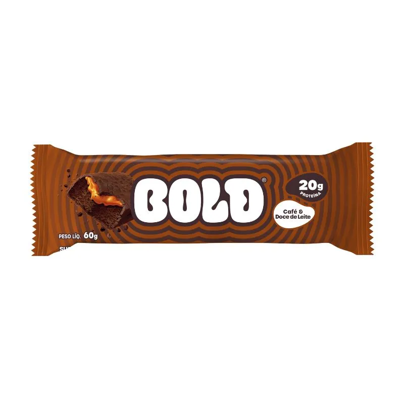 BARRA  PROTEICA CAFÉ E DOCE DE LEITE BOLD 60G