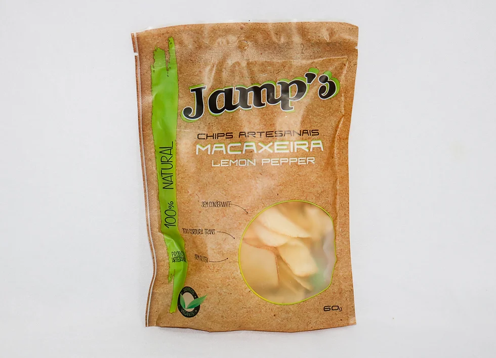 CHIPS MACAXEIRA LEMON PEPPER ARTESANAL 60g
