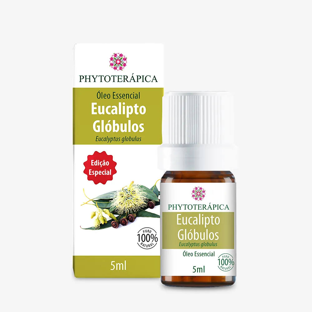 ÓLEO ESSENCIAL EUCALIPTO GLÓBULOS  5ML PHYTOTERÁPICA