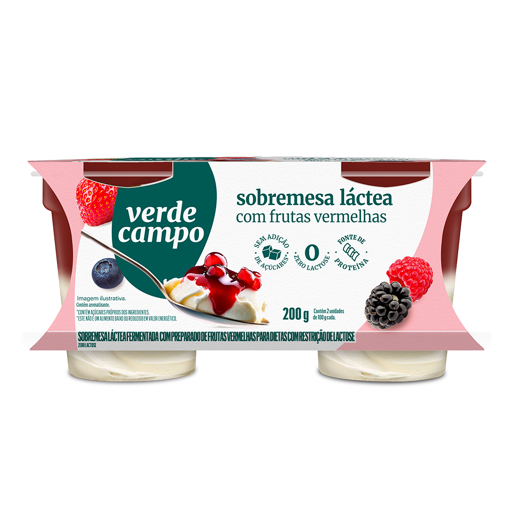 SOBREMESA  FRUTAS VERMELHAS VERDE  CAMPO 200G