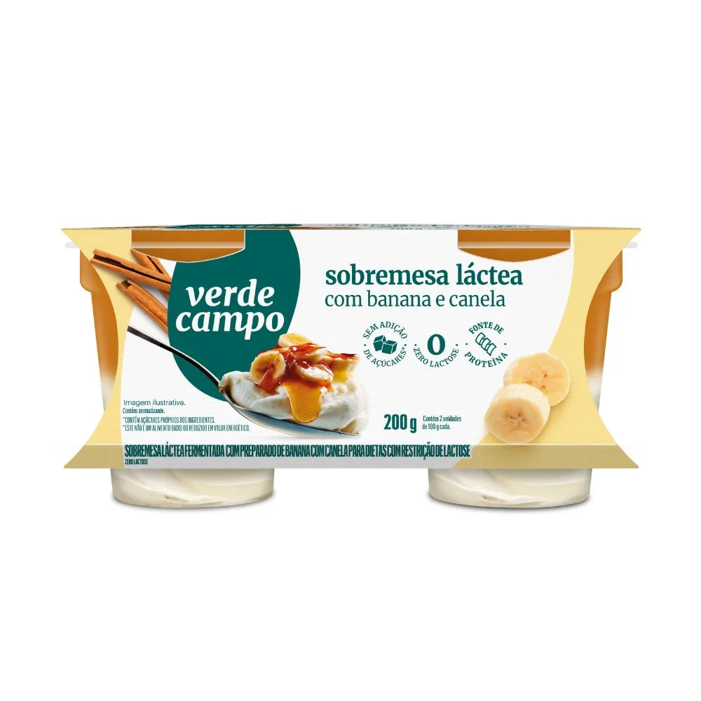 SOBREMESA  BANANA E CANELA VERDE  CAMPO 200G