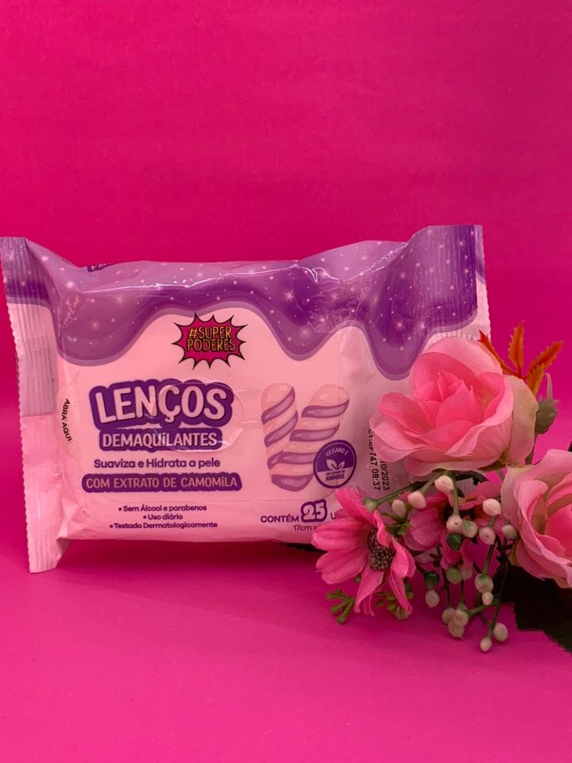 Lenços Demaquilante com extrato de camomila super poderes