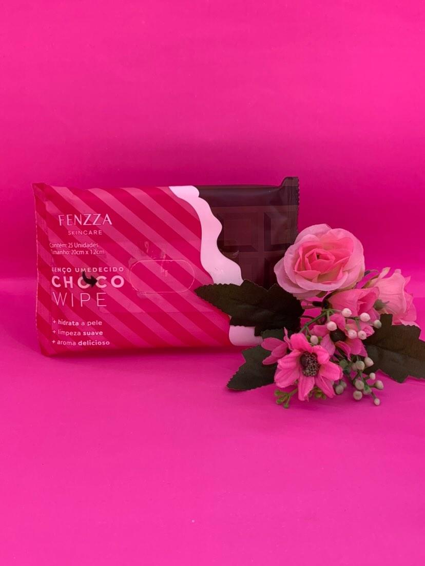 Lenço demaquilante chocowipe Fenzza