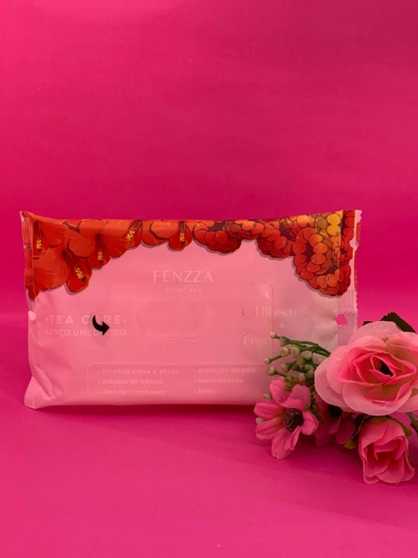 Lenço demaquilante hibisco+ framboesa Fenzza