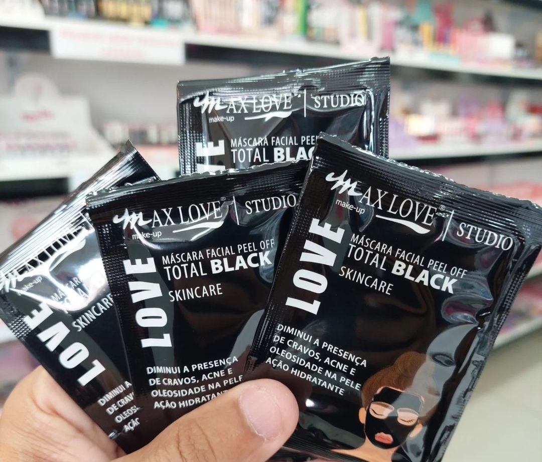 Máscara facial peel of total Black MAxLOVE