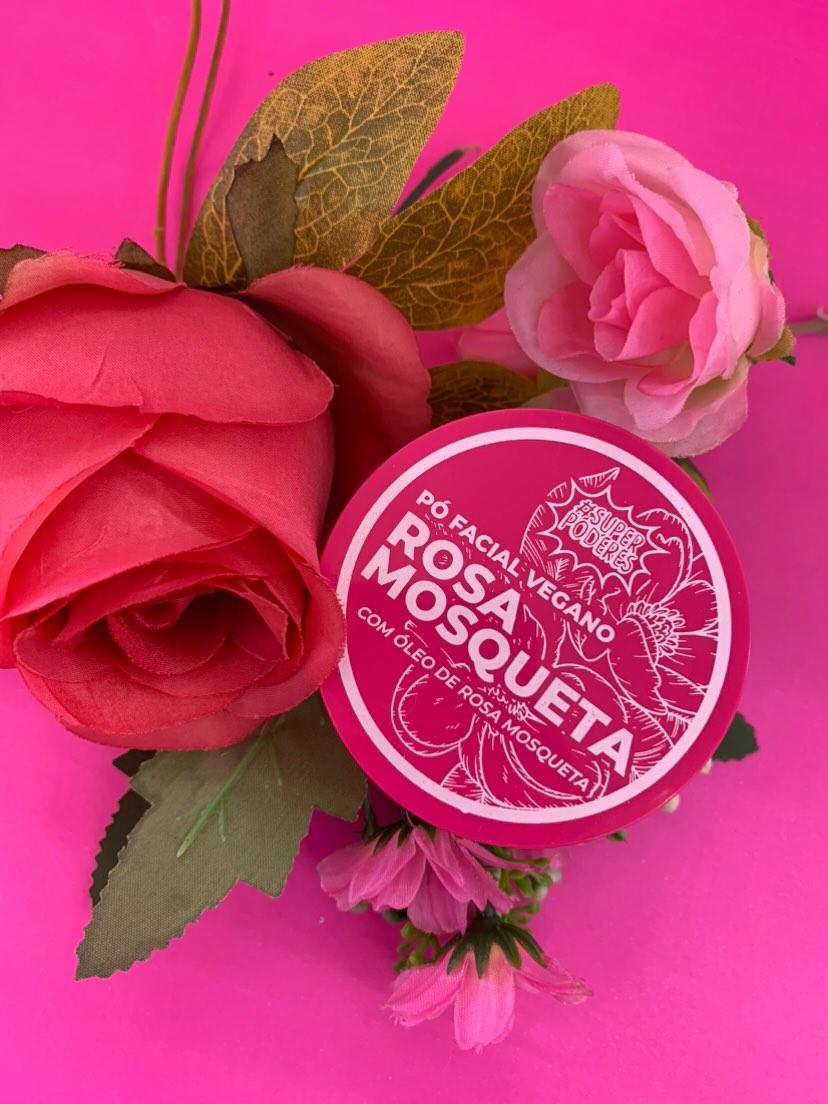 Pó solto rosa mosqueta