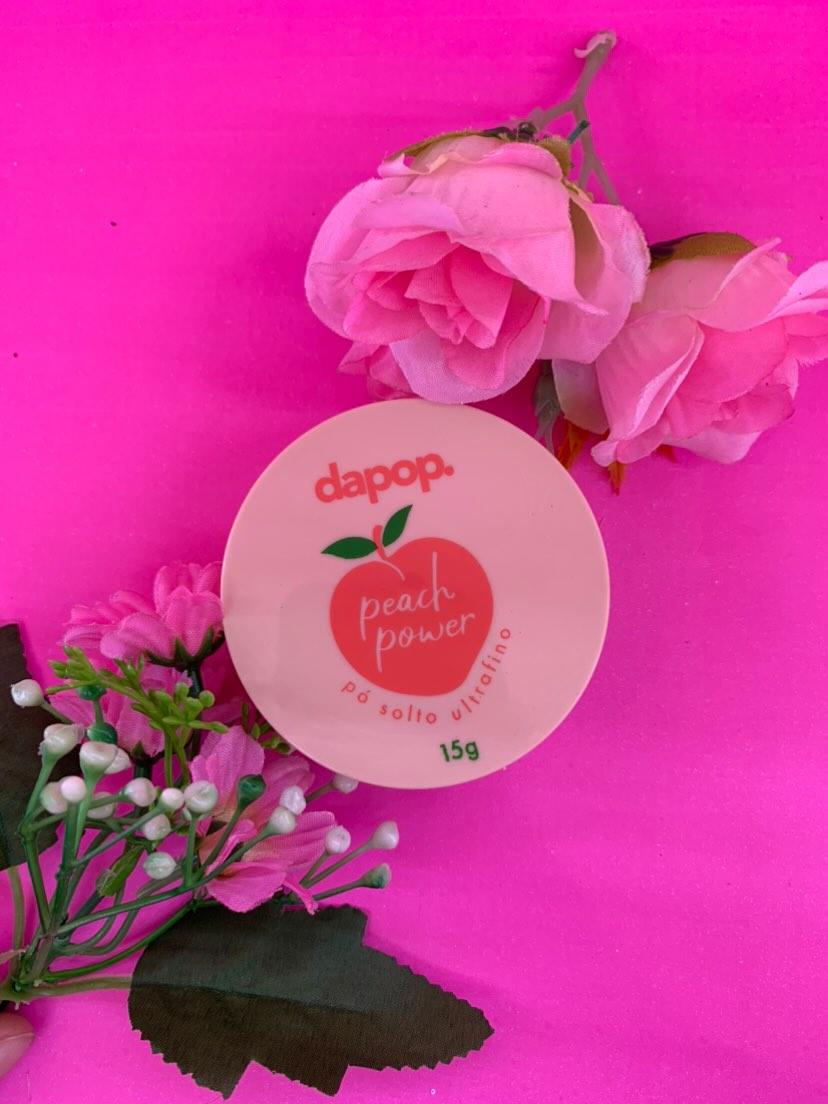 Pó solto cor pêssego dapop