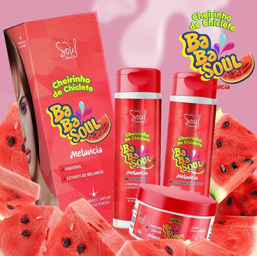 Kit Shampoo, condicionador e máscara capilar Trydent Soul