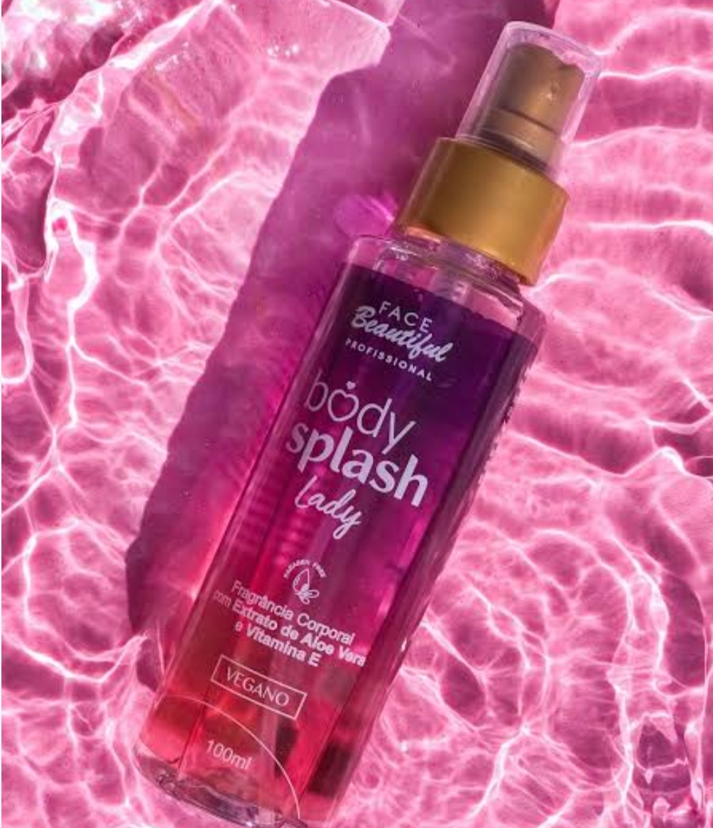 Body Splash Face Beautiful Lady