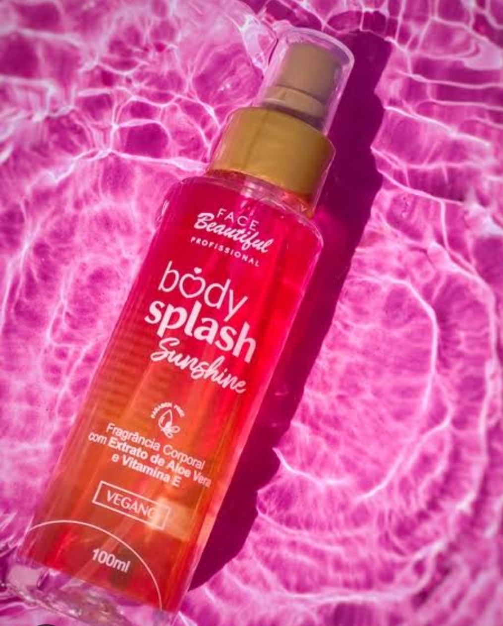 Body Splash Face Beautiful Sunshine