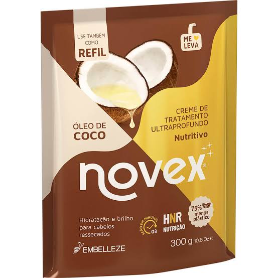 Hidratação capilar Novex Refil Coco