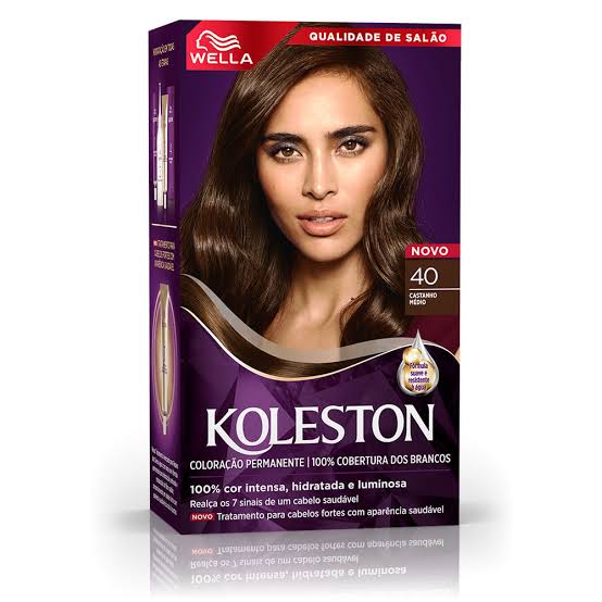 Tinta de cabelo Koleston Castanho médio